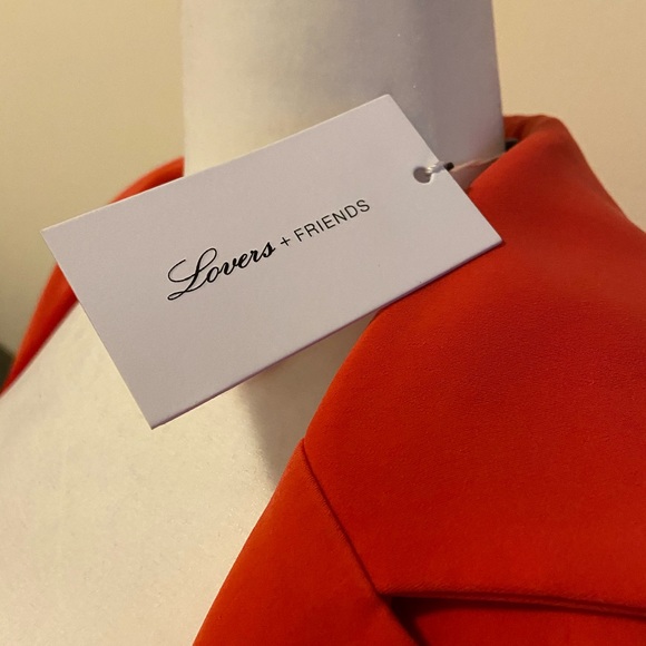 Blazer dress coral color - Picture 2 of 3